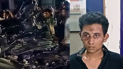 Vadodara car crash: Rakshit Chaurasia told the media that he was not drunk at the time of the incident. (ANI)