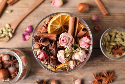 Potpourri has a subtle scent. (Shutterstock) Potpourri has a subtle scent. (Shutterstock)