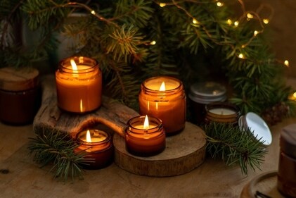 Scented candles look aesthetic with the warm glow of the flame. (Shutterstock) Scented candles look aesthetic with the warm glow of the flame. (Shutterstock)