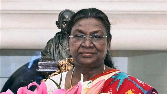 President Droupadi Murmu at Rashtrapati Bhavan. (President of India - X)