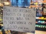 Egg interceptions have risen 36% across the US so far this fiscal year, accordin to the US Customs and Border Protection.