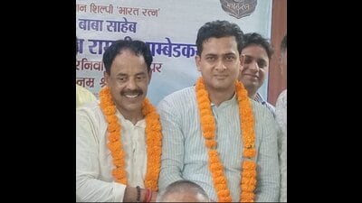In Gautam Budh Nagar, the party named a new organisation presidents for Noida City region, and the Gautam Budh Nagar district Abhishek Sharma, keeping in mind the caste factorsdeclared president of the city unit. (HT Photo) In Gautam Budh Nagar, the party named a new organisation presidents for Noida City region, and the Gautam Budh Nagar district Abhishek Sharma, keeping in mind the caste factorsdeclared president of the city unit. (HT Photo)
