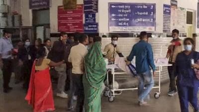 In the attack, SAF Assistant Sub-Inspector Ramcharan Gautam was injured, along with 10 others. He was taken to a hospital where he died while undergoing treatment (PTI) In the attack, SAF Assistant Sub-Inspector Ramcharan Gautam was injured, along with 10 others. He was taken to a hospital where he died while undergoing treatment (PTI)