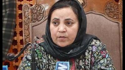 J&K minister Sakina Itoo (File) J&K minister Sakina Itoo (File)