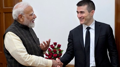 Lex Fridman with PM Narendra Modi. (X/ Lex Fridman) Lex Fridman with PM Narendra Modi. (X/ Lex Fridman)