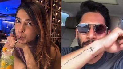 Reddit thinks Samantha Ruth Prabhu is getting rid of her matching tattoo with Naga Chaitanya. Reddit thinks Samantha Ruth Prabhu is getting rid of her matching tattoo with Naga Chaitanya.