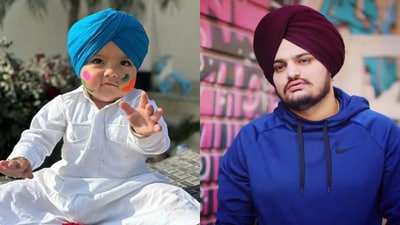 Sidhu Moose Wala's brother Shubhdeep's Holi look reminds fans of the late singer. Sidhu Moose Wala's brother Shubhdeep's Holi look reminds fans of the late singer.