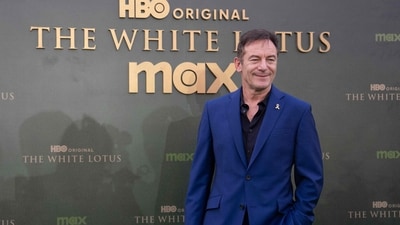 English actor Jason Isaacs attends the season three premiere of HBO's "The White Lotus" at River Park ICONSIAM in Bangkok on February 14, 2025. (Photo by Chanakarn Laosarakham / AFP) (AFP)