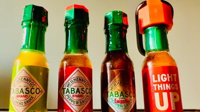 In 1868, Tabasco, the world’s favourite hot sauce was first produced in Louisiana’s Avery Island. In 1868, Tabasco, the world’s favourite hot sauce was first produced in Louisiana’s Avery Island.