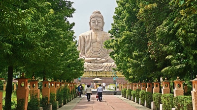 The Great Buddha Statue at Bodh Gaya. (Shutterstock) The Great Buddha Statue at Bodh Gaya. (Shutterstock)