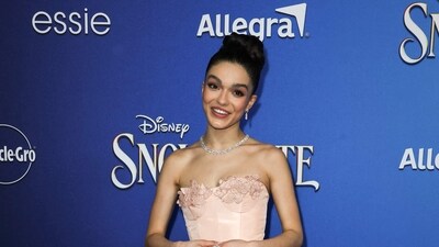 Rachel Zegler attends the world premiere of Disney's "Snow White" at the El Capitan theatre in Los Angeles. (AFP) Rachel Zegler attends the world premiere of Disney's "Snow White" at the El Capitan theatre in Los Angeles. (AFP)