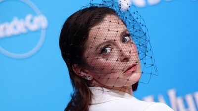 Rachel Bloom attends the world premiere of Disney's Snow White at the El Capitan theatre in Los Angeles. (AFP) Rachel Bloom attends the world premiere of Disney's Snow White at the El Capitan theatre in Los Angeles. (AFP)