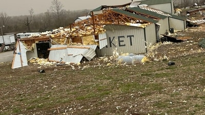 The Missouri State Highway Patrol confirmed 11 "storm-related fatalities", and homes were completely destroyed with roofs coming off. (Missouri State Highway Patrol via AFP) The Missouri State Highway Patrol confirmed 11 "storm-related fatalities", and homes were completely destroyed with roofs coming off. (Missouri State Highway Patrol via AFP)