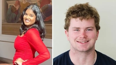 Everything Joshua Riibe (R) said about Sudiksha Konanki's (L) final moments on the beach (@avaaz_official/TikTok, Southeast technical college) Everything Joshua Riibe (R) said about Sudiksha Konanki's (L) final moments on the beach (@avaaz_official/TikTok, Southeast technical college)
