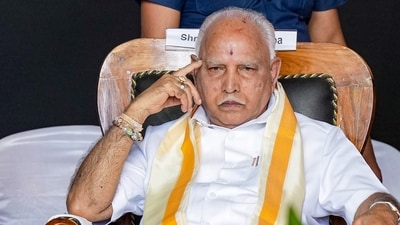 Former Karnataka chief minister BS Yediyurappa. (PTI)