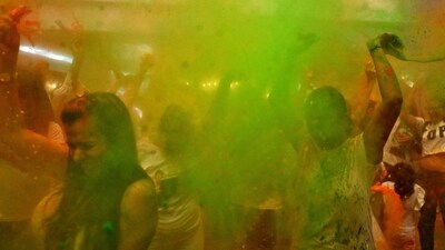Representational image: An actress has accused her co-star of molesting her during a Holi party in Mumbai (AFP) Representational image: An actress has accused her co-star of molesting her during a Holi party in Mumbai (AFP)