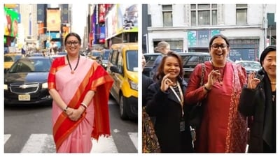 Smriti Irani explored New York City within a day. (PC: Instagram) Smriti Irani explored New York City within a day. (PC: Instagram)