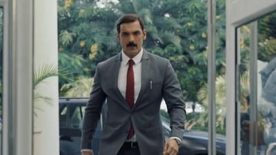 John Abraham in a still from The Diplomat, which releases in theatres on March 7. John Abraham in a still from The Diplomat, which releases in theatres on March 7.