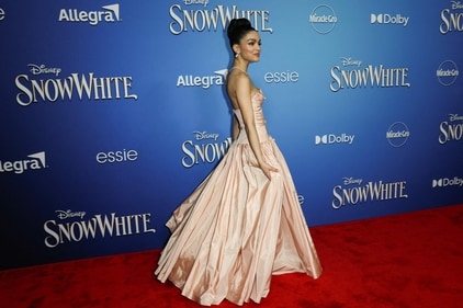 US actress Rachel Zegler attends the world premiere of Disney's "Snow White" at the El Capitan theatre in Los Angeles, March 15, 2025. (Photo by VALERIE MACON / AFP) (AFP) US actress Rachel Zegler attends the world premiere of Disney's "Snow White" at the El Capitan theatre in Los Angeles, March 15, 2025. (Photo by VALERIE MACON / AFP) (AFP)