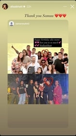 Alia Bhatt responds to Samara's birthday wish. Alia Bhatt responds to Samara's birthday wish.