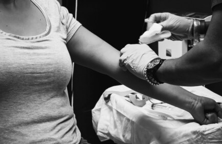 Health Benefits for Donors: Donating blood can have positive health benefits for the donors themselves. Regular blood donation can help reduce iron levels in the body, potentially lowering the risk of heart disease and certain types of cancers. It also stimulates the production of new blood cells, promoting overall good health.&nbsp; (Unsplash)