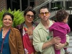 Priyanka Chopra and Nick Jonas with Dr Madhu Chopra Priyanka Chopra and Nick Jonas with Dr Madhu Chopra