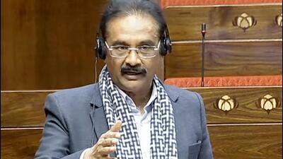 Aam Aadmi Party MP Ashok Kumar Mittal speaks in the Rajya Sabha during the Budget Session of Parliament. (SansadTV) Aam Aadmi Party MP Ashok Kumar Mittal speaks in the Rajya Sabha during the Budget Session of Parliament. (SansadTV)