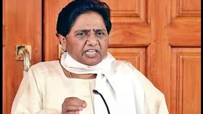 BSP chief Mayawati was addressing a press conference in Lucknow on March 17. (HT file) BSP chief Mayawati was addressing a press conference in Lucknow on March 17. (HT file)