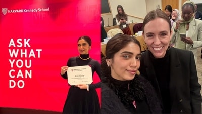 Bhumi Pednekar shared photos on Instagram, which also featured Jacinda Ardern.