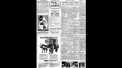 HT This Day: March 18, 1977 -- England’s heroic bid fails as Australia record 45-run win in Centenary Test (HT) HT This Day: March 18, 1977 -- England’s heroic bid fails as Australia record 45-run win in Centenary Test (HT)