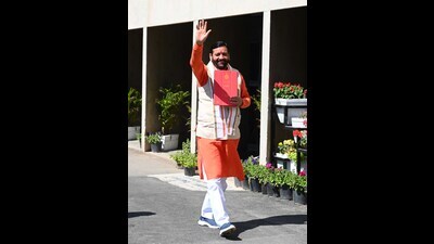 Haryana chief minister Nayab Singh Saini. (Keshav Singh/HT) Haryana chief minister Nayab Singh Saini. (Keshav Singh/HT)