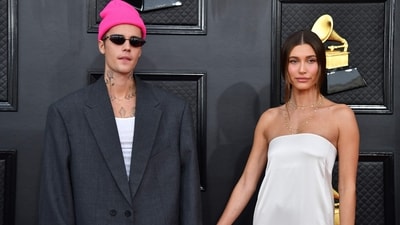 (FILES) Hailey Bieber supports Justin Bieber during tough times, taking him to Disneyland for a fun day together.
(Photo by ANGELA WEISS / AFP) (AFP) (FILES) Hailey Bieber supports Justin Bieber during tough times, taking him to Disneyland for a fun day together.
(Photo by ANGELA WEISS / AFP) (AFP)
