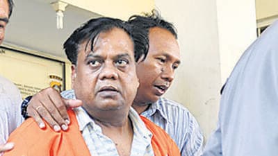 Police escort Indian gangster Rajendra Nikalje, widely known as Chhota Rajan, at police headquarters in Denpasar, Bali November 2, 2015 (REUTERS) Police escort Indian gangster Rajendra Nikalje, widely known as Chhota Rajan, at police headquarters in Denpasar, Bali November 2, 2015 (REUTERS)