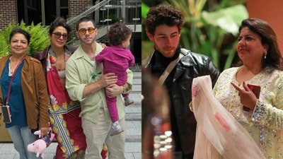 Priyanka Chopra and Nick Jonas with Dr Madhu Chopra Priyanka Chopra and Nick Jonas with Dr Madhu Chopra