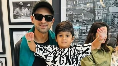 Shoaib Malik with his son Ishaan Mirza Malik Shoaib Malik with his son Ishaan Mirza Malik