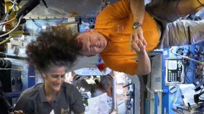 NASA astronauts Sunita Williams, Nick Hague, Barry Wilmore at the International Space Station (ISS), (Reuters)