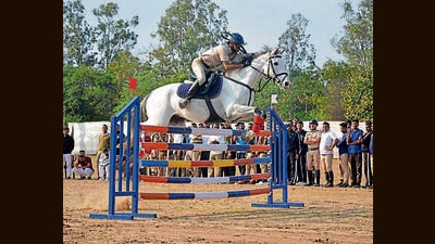 The championship saw participation from various state police forces and Central Armed Police Forces. (Sant Arora/HT)