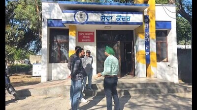 The theft came to light when the staff arrived for duty in the morning after a two-day break. (HT PHOTO) The theft came to light when the staff arrived for duty in the morning after a two-day break. (HT PHOTO)