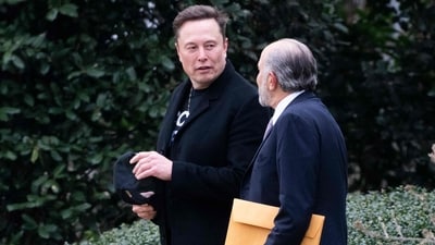 Elon Musk promotes the CBP Home app, which assists in self-deportation without the fear of being arrested and detained. (AFP) Elon Musk promotes the CBP Home app, which assists in self-deportation without the fear of being arrested and detained. (AFP)