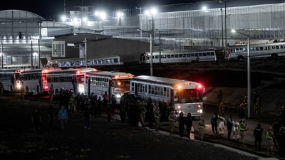 The White House, which has labelled Tren de Aragua a terrorist organisation, is preparing to transfer about 300 suspected members to detention in El Salvador. Donald Trump administration had agreed to pay El Salvador $6 million to imprison about 300 alleged members of the gang for one year. (REUTERS)