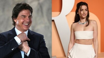 Actors Tom Cruise and Ana de Armas are just friends collaborating on a project, despite recent public appearances together. (AP/PTI, Michael Tran/AFP)