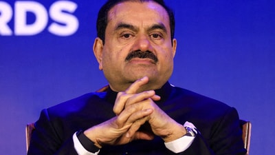 Billionaire Gautam Adani attends the 51st Gems and Jewellery Awards in Jaipur, India, November 30, 2024. (REUTERS)