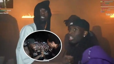 Kai Cenat, Playboi Carti and The Weeknd at Rolling Loud on March 16, 2025. (X) Kai Cenat, Playboi Carti and The Weeknd at Rolling Loud on March 16, 2025. (X)