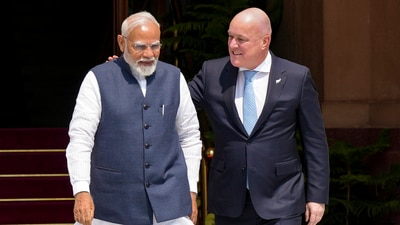 Both PM Narendra Modi and his New Zealand counterpart Christopher Luxon discussed their shared concern over terrorism. (PTI) Both PM Narendra Modi and his New Zealand counterpart Christopher Luxon discussed their shared concern over terrorism. (PTI)