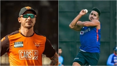 Dale Steyn (L) spent a lot of time shaping Umran Malik at Sunrisers Hyderabad (Sunrisers/PTI) Dale Steyn (L) spent a lot of time shaping Umran Malik at Sunrisers Hyderabad (Sunrisers/PTI)