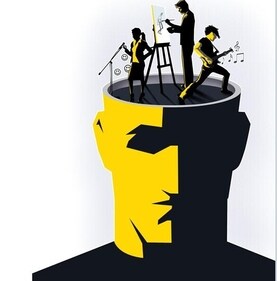Movies, music and comedy are encouring people to acknowledge mental health (Illustration: Srikrishna Patkar/HT) Movies, music and comedy are encouring people to acknowledge mental health (Illustration: Srikrishna Patkar/HT)