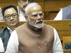 Prime Minister Narendra Modi speaks in the Lok Sabha during the Budget session of Parliament in New Delhi on Tuesday, Prime Minister Narendra Modi speaks in the Lok Sabha during the Budget session of Parliament in New Delhi on Tuesday,