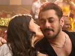 Rashmika Mandanna and Salman Khan in Sikandar Naache