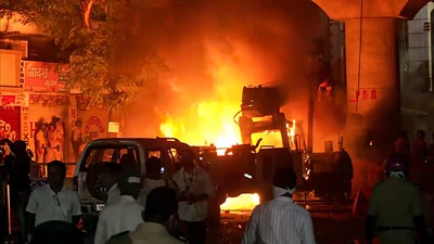 At least 12 police personnel, including three DCPs (deputy commissioners of police), were injured in the violence, which erupted in central Nagpur. (ANI- X) At least 12 police personnel, including three DCPs (deputy commissioners of police), were injured in the violence, which erupted in central Nagpur. (ANI- X)