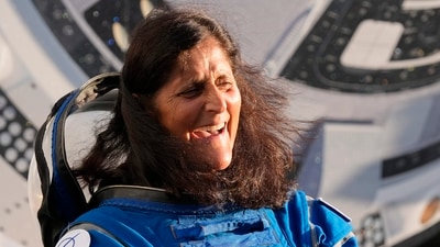 NASA astronaut Sunita Williams laughs with relatives as she leaves the Operations and Checkout building before heading to Space Launch Complex 41 to board the Boeing's Starliner capsule atop an Atlas V rocket for a mission to the International Space Station at the Cape Canaveral Space Force Station, on May 6, 2024, in Cape Canaveral, (AP) NASA astronaut Sunita Williams laughs with relatives as she leaves the Operations and Checkout building before heading to Space Launch Complex 41 to board the Boeing's Starliner capsule atop an Atlas V rocket for a mission to the International Space Station at the Cape Canaveral Space Force Station, on May 6, 2024, in Cape Canaveral, (AP)